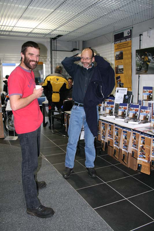 Book signing CW Motorcycles Dorchester