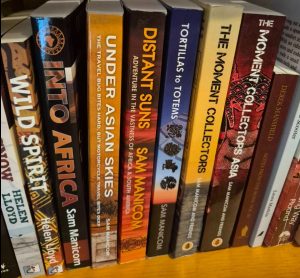 Sam's books In Tiger's Library